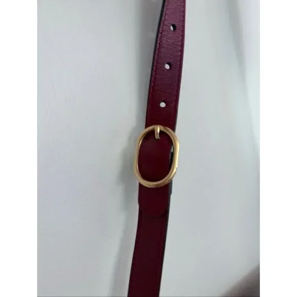 Gucci Logo Suede Flap GG Ring Logo Torchon Crossbody Bag Red Women's OS